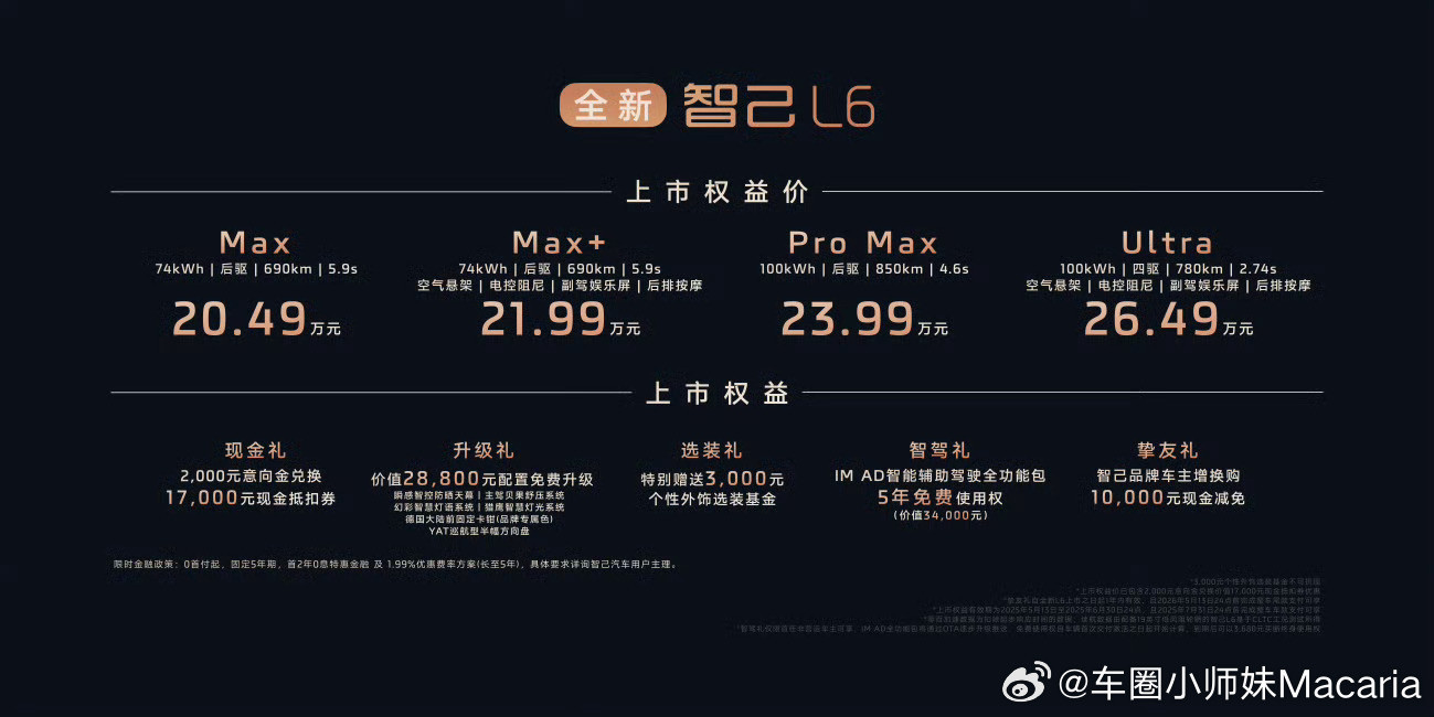 完美错过了今晚的现场，难得有发布会让人觉得没去很遗憾全新智己l6价格2