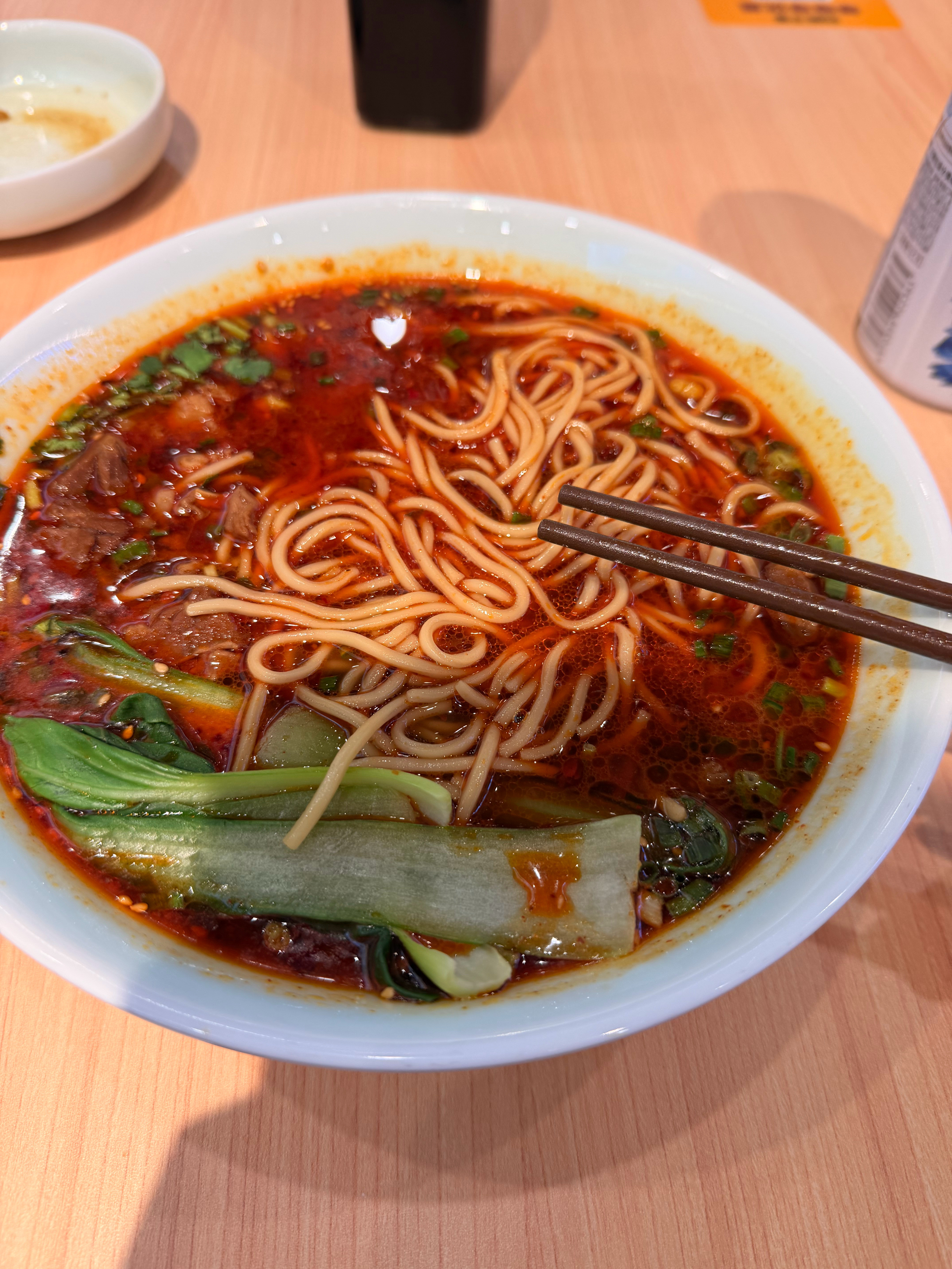 又来健身了今天练一碗牛肉面