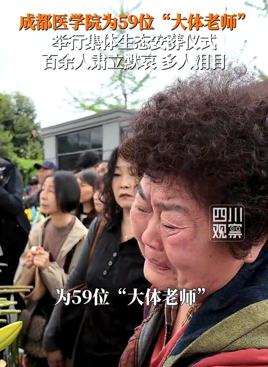 你见过最震撼的“课堂”在哪里？我告诉你，是在墓园。那天成都医学院上百人站那