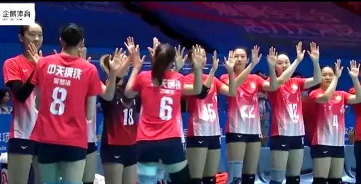 江苏女排还有对手。全运会夺冠后，仍有天津和上海。天津是唯一从江苏队身上赢下一