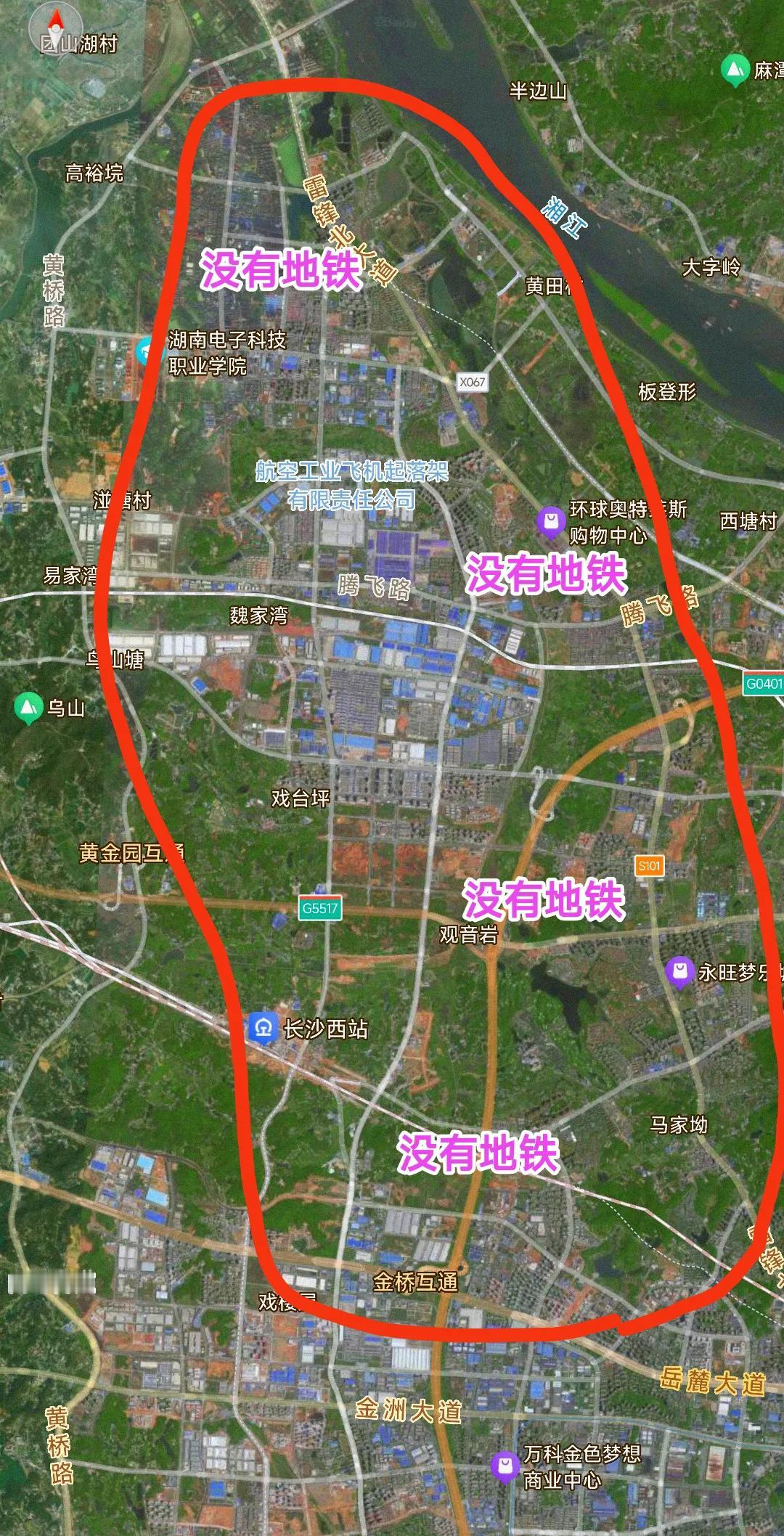 长沙市区面积并不小，可是外地游客到长沙旅游会感觉这座城市很拥挤。归根到底还是因为