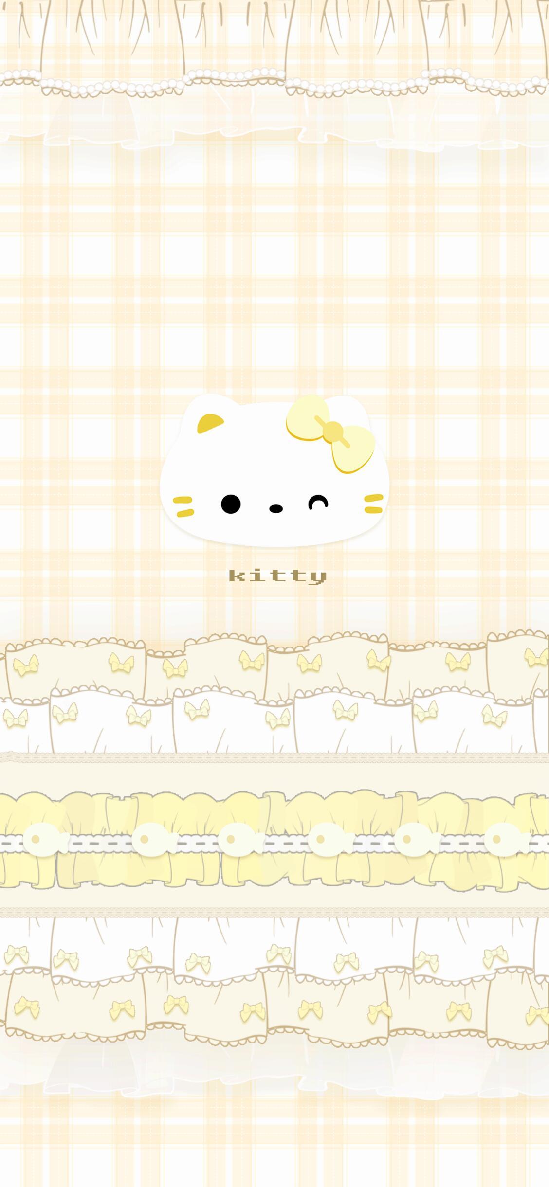 Kitty｜蕾丝风壁纸壁纸​​​