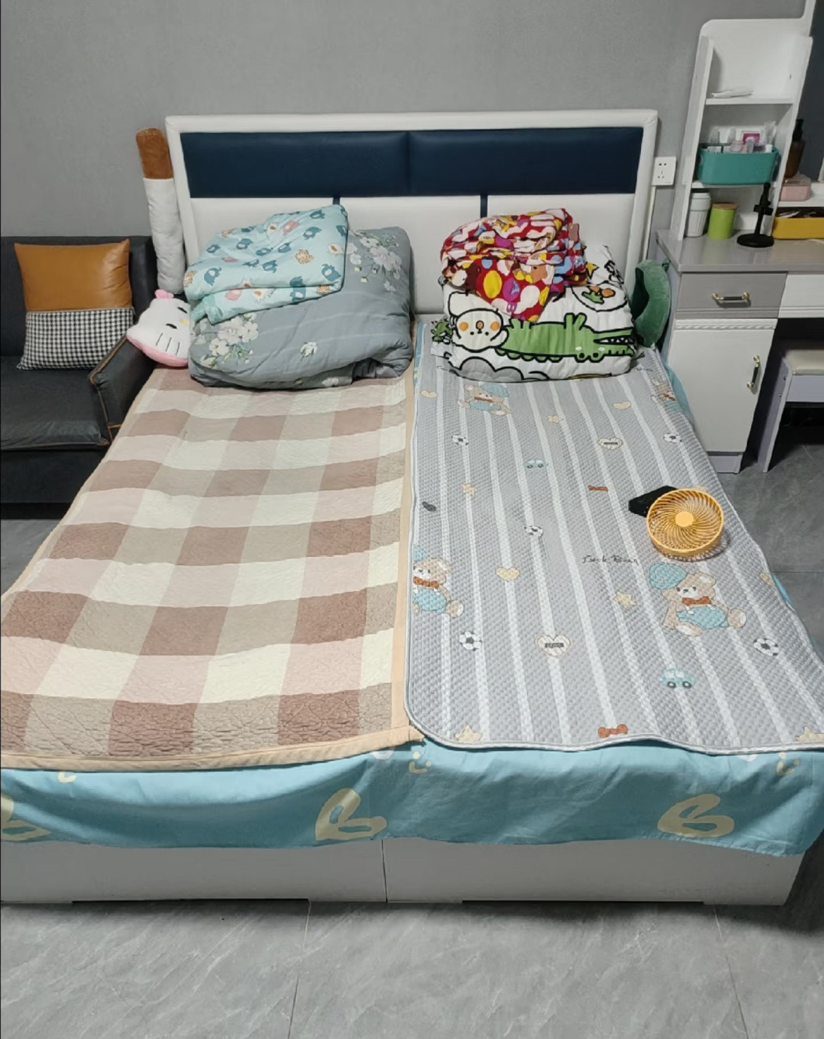 大学生刚毕业现状和室友的拼好床​​​