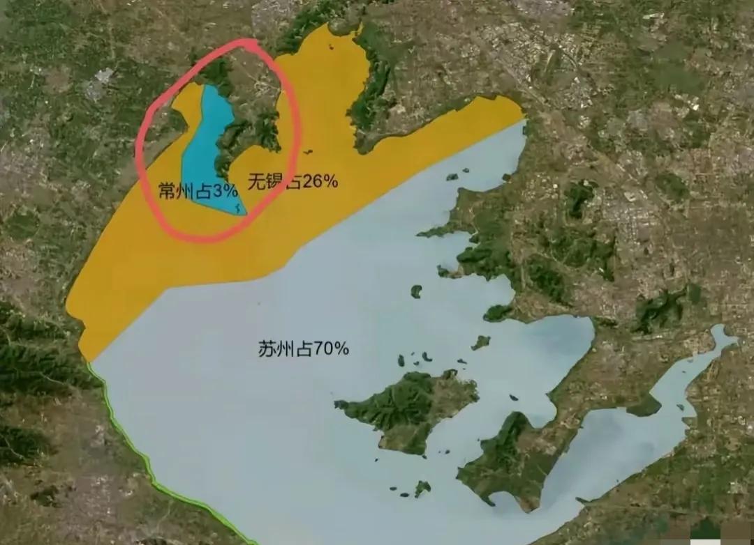太湖的归属地这样划分是不是很不合理？作为湖州人，从小以为太湖是湖州的，长大点才