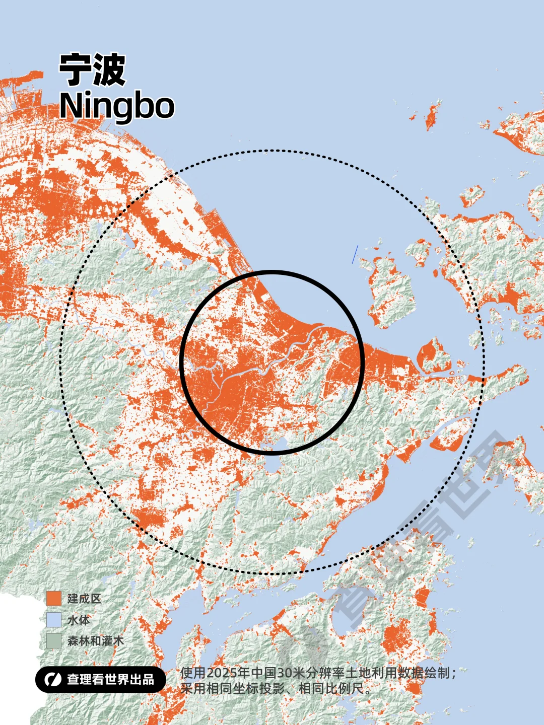 城市建成区扩张图志第12期・杭州温州宁波