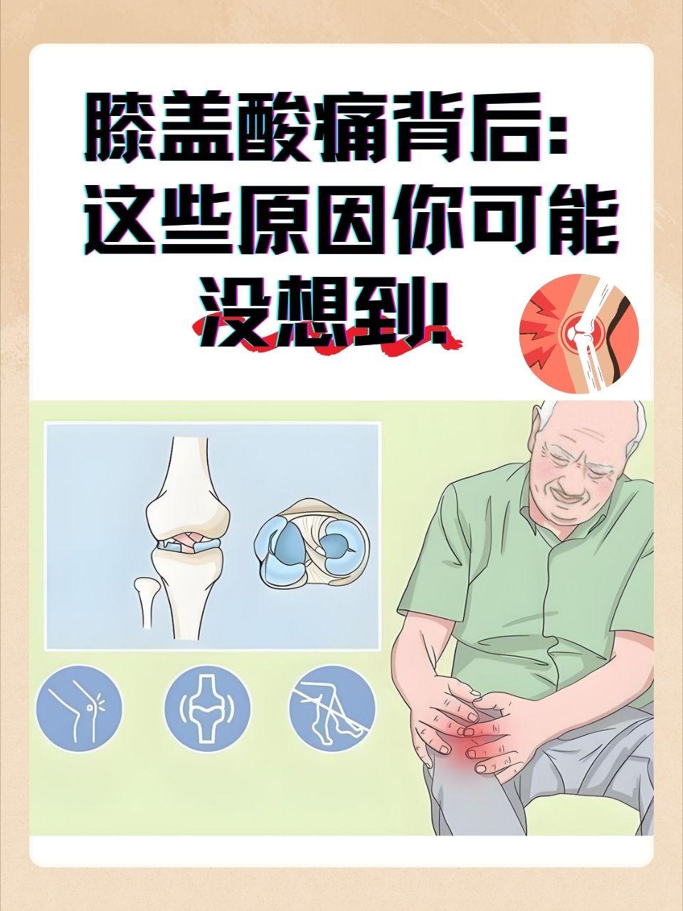 膝盖疼总不好还伴心脏不适?可能是身体在发信号最近有一个膝盖疼痛的