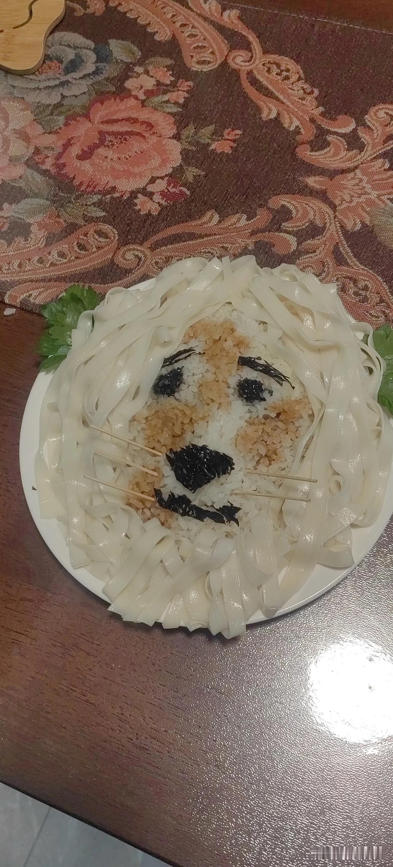 新年爱好打卡老婆做的狮子头