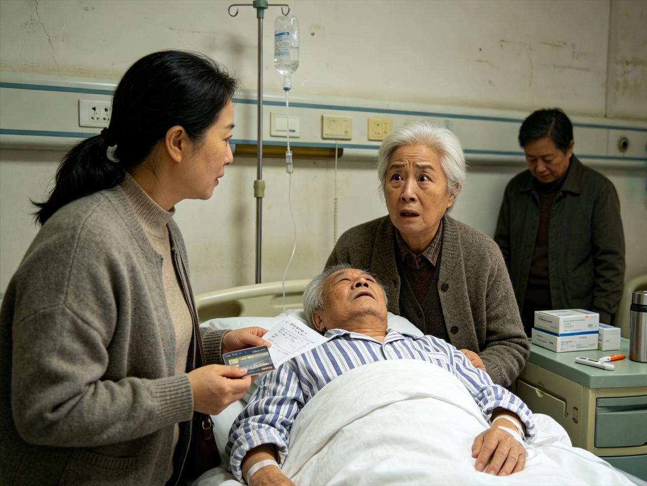 我把退休金全部交给老婆，十年后我生病住院，她却说：“钱都给我儿子买房了”我