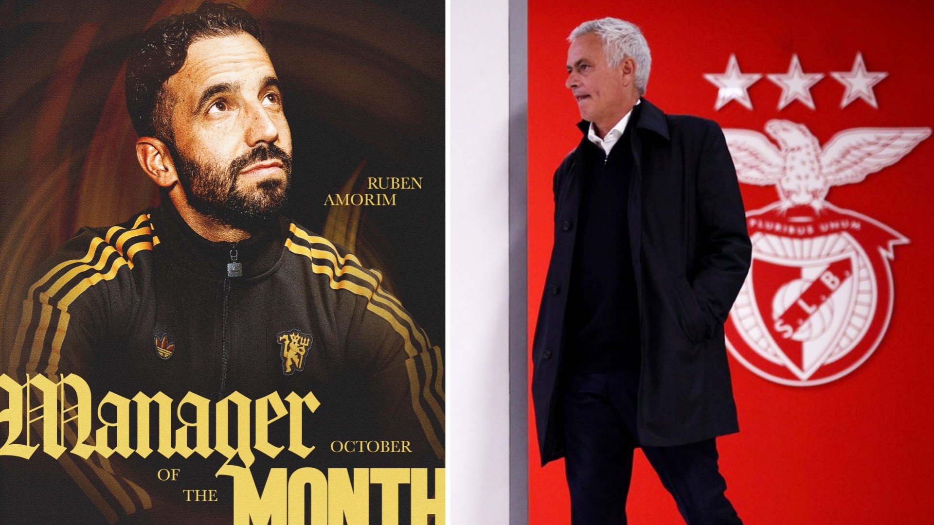 曼联主帅阿莫林获得了英超上月的最佳主帅奖项，在接受采访时他谈到了前辈穆里尼奥。