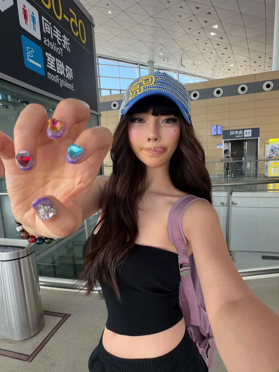 秀秀偶滴新美甲❤️💜