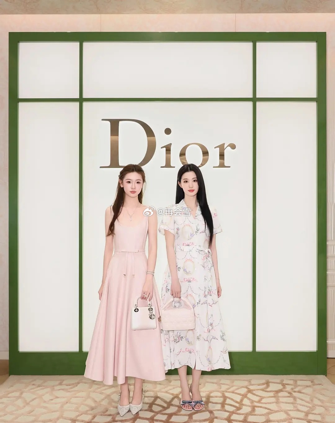 Dior合照，明星还是得高个子🍽️
