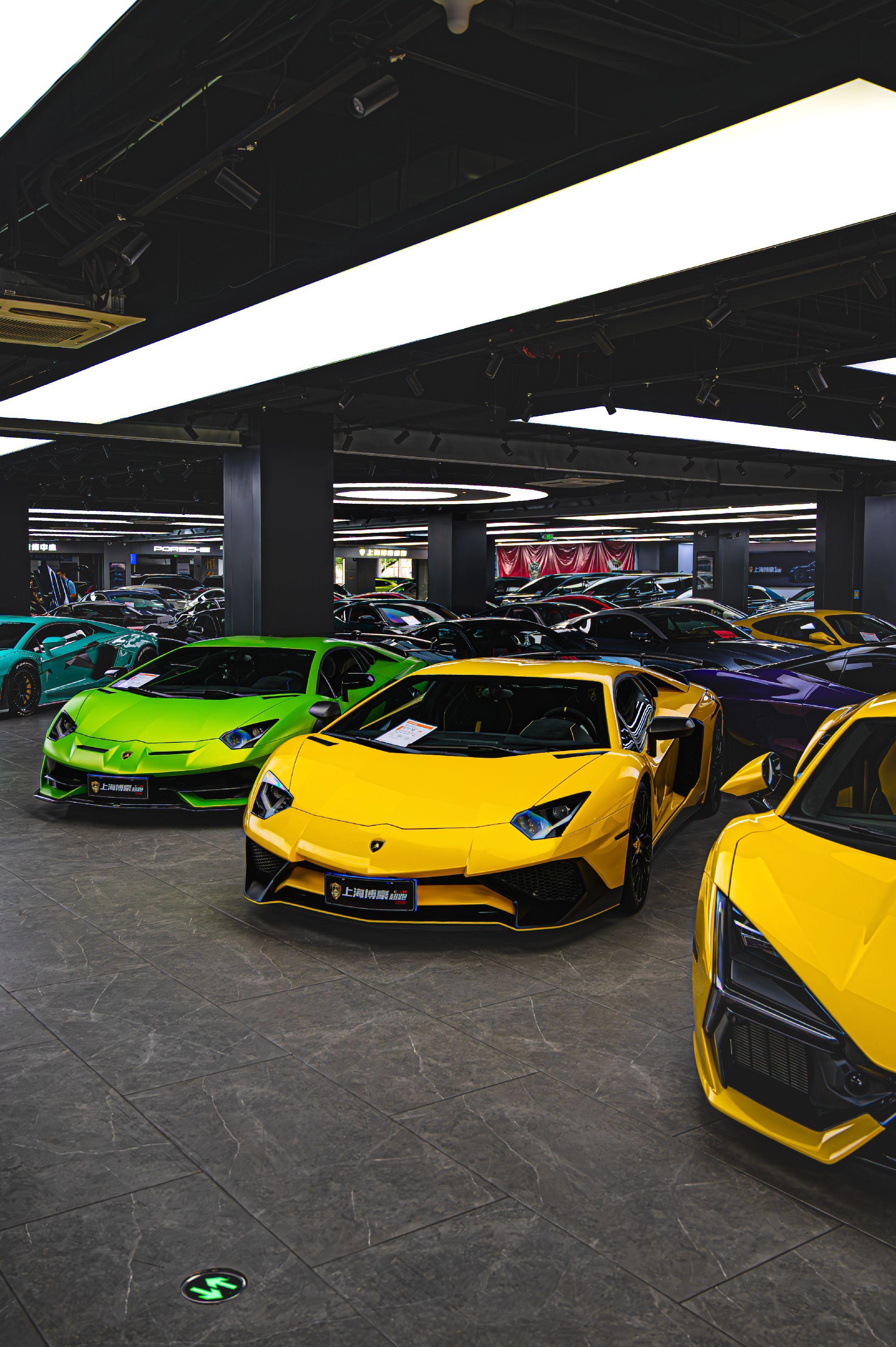 大陆保有量不超过十五台的大牛。兰博基尼Aventador SV，非常稀...