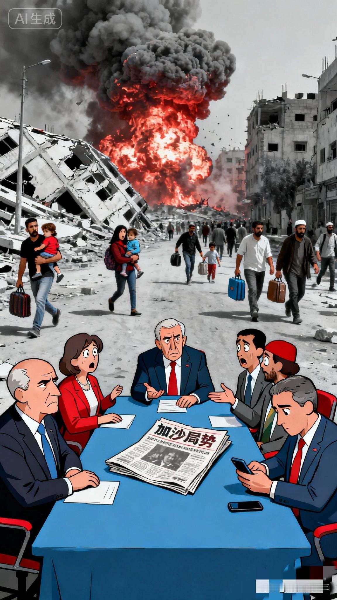 😱美国在加沙“搞大事”！20个兵就想拉“国际部队”，各国全在装傻？10月1