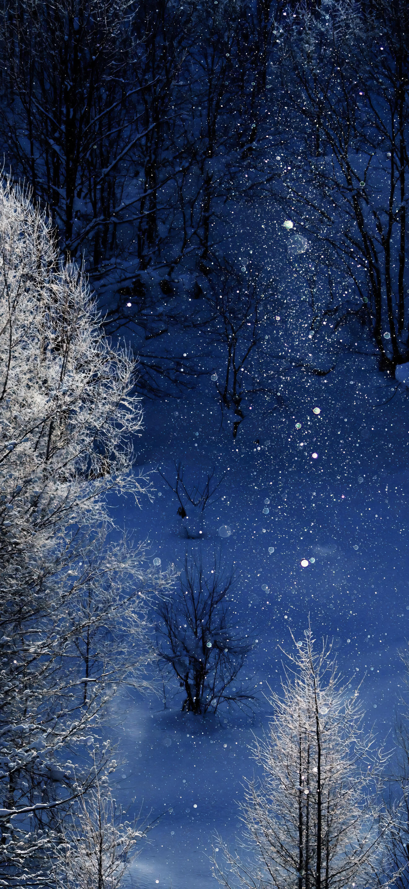 雪景壁纸｜冬日氛围感壁纸｜雪夜｜氛围感壁纸🌨❄️专栏·壁纸