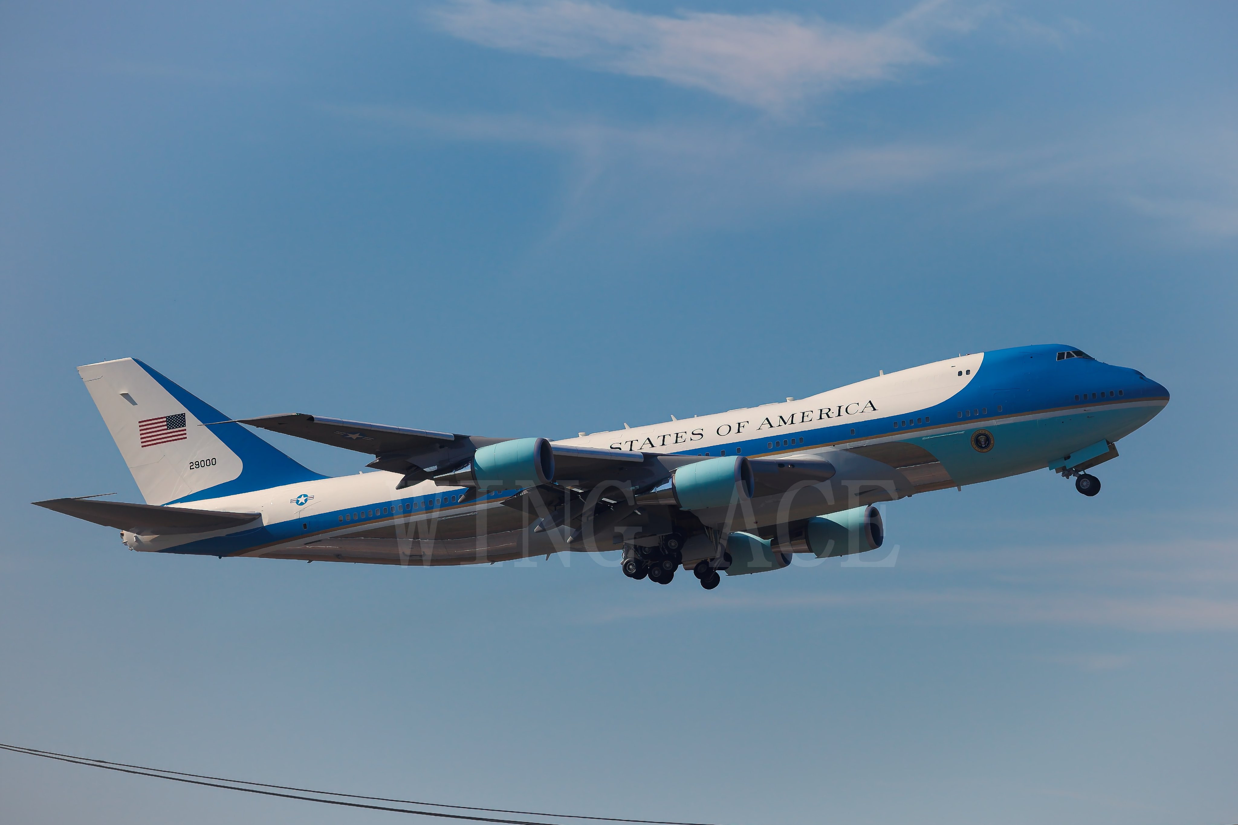 波音747VC-25A29000号机​​​