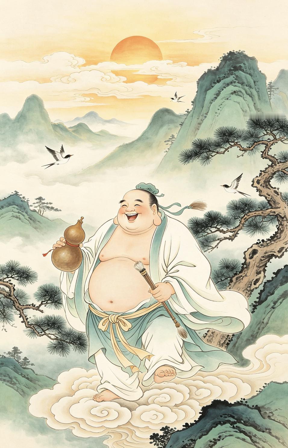 “福薄之人看五官，厚福之人看气韵”从道家讲，要多跟胖胖的人在一起，他们脸圆、眼