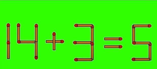 烧脑时间到！图中“14+3=5”明显是个错误等式。现在，你面临一项有趣