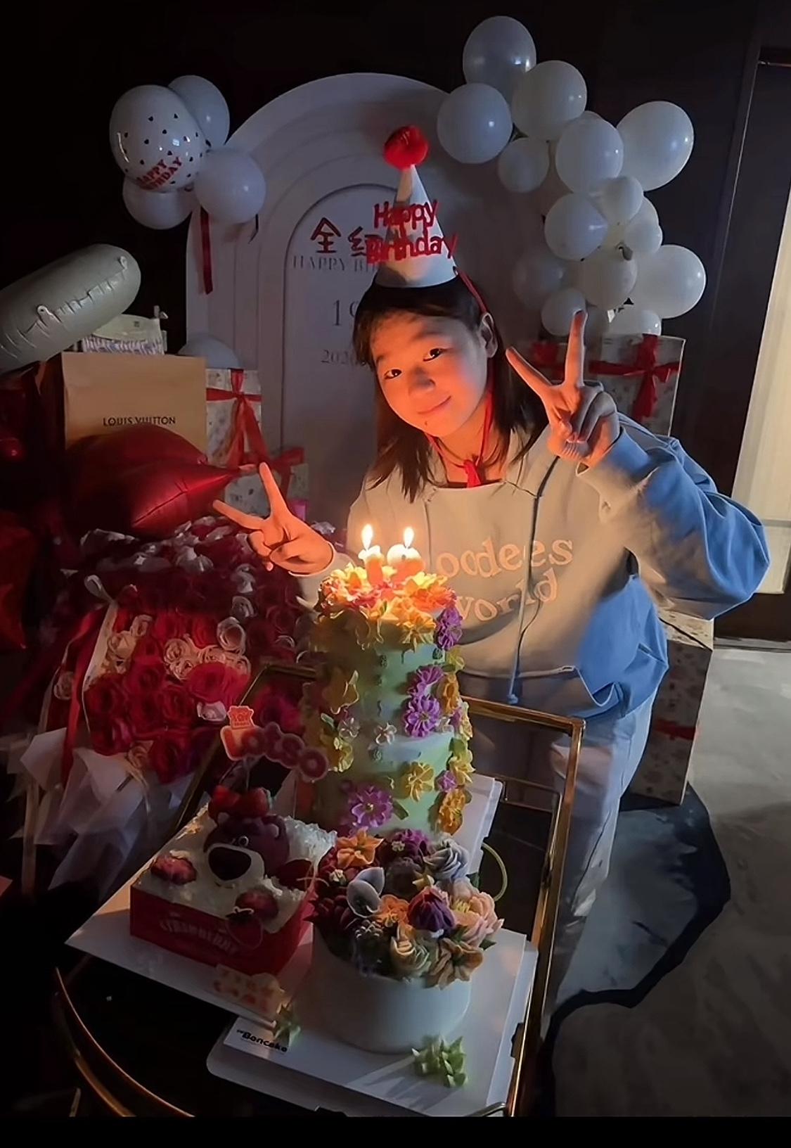 全红婵19岁的生日竟是这样过的，真是想不到！3月28日，全红婵在个人社交平台