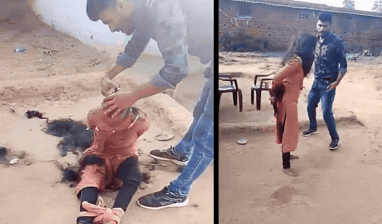 实拍印度“零女权”暴行：男子给妻子剃光头还灌尿，就因为怀疑对方出轨！2026年6