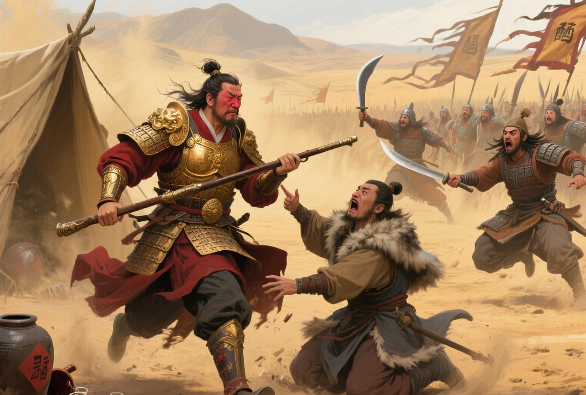 哥舒翰醉打士兵后醒酒退敌！羞愧冲锋，敌军：醒酒将军太可怕唐朝最燃“醒酒反杀”