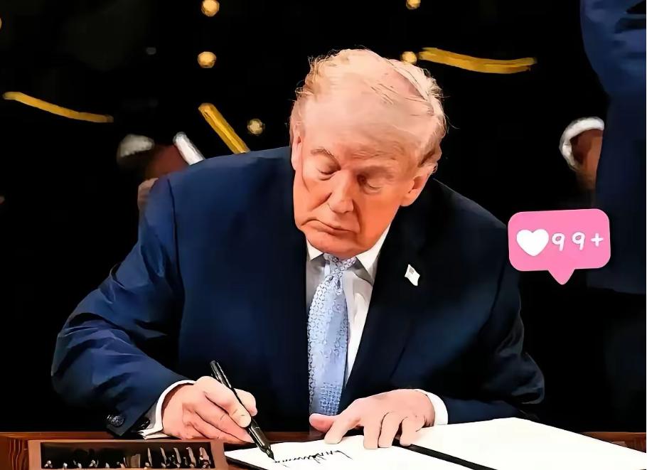 特朗普这回舒服了，这回真的可以千古留名了！不光能在任上执掌美国，还能把自己的名字