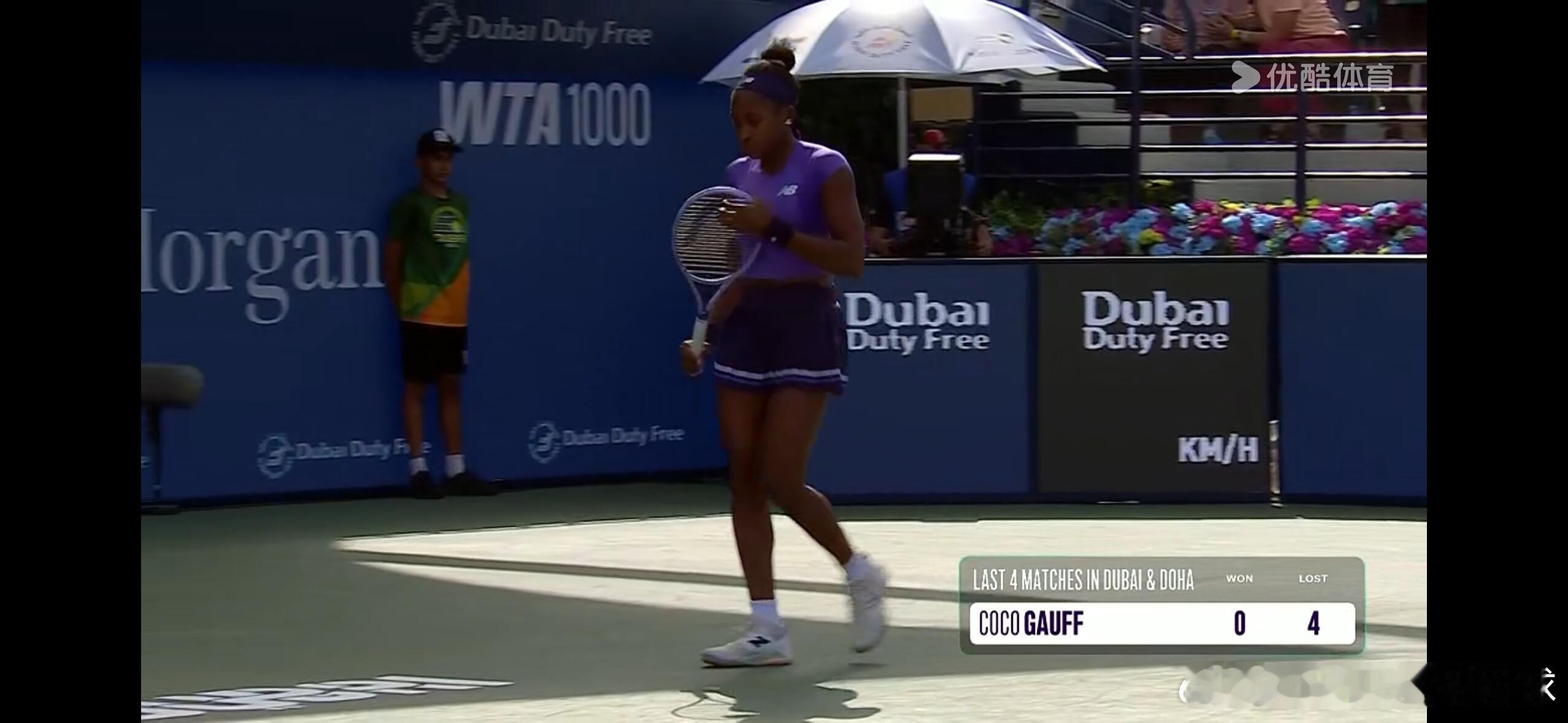 芙妹一出场数据就出怪芙妹多哈和迪拜已经4连败了；这场比赛双误还差一个上双，卡琳