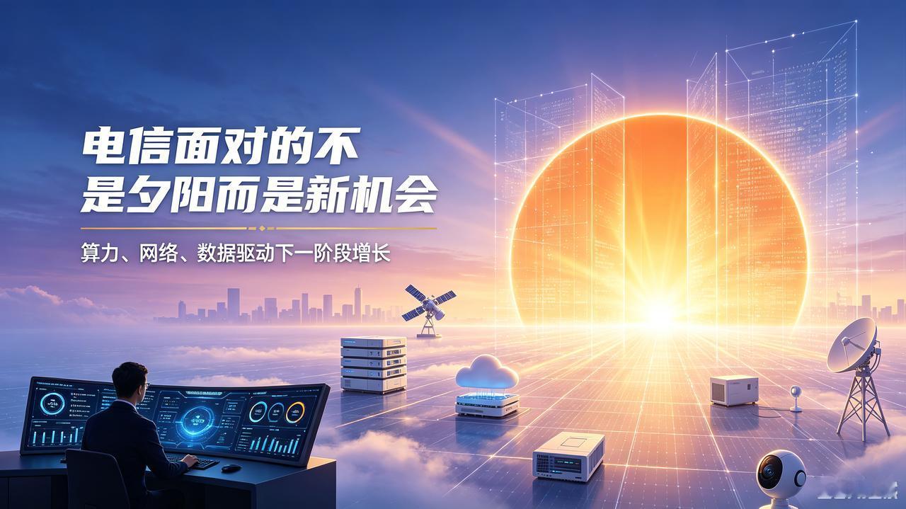 【电信业面对的不是“夕阳”而是新机会】2026年是电信运营商压力很大的一年，