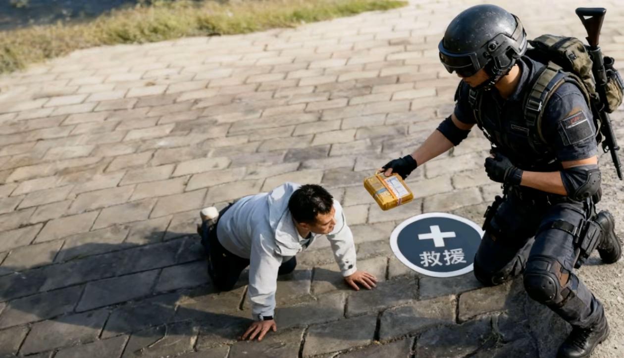 我刚才刷到了这男的想不开要跳河结果跳歪了把腿摔骨折了后面到了医院