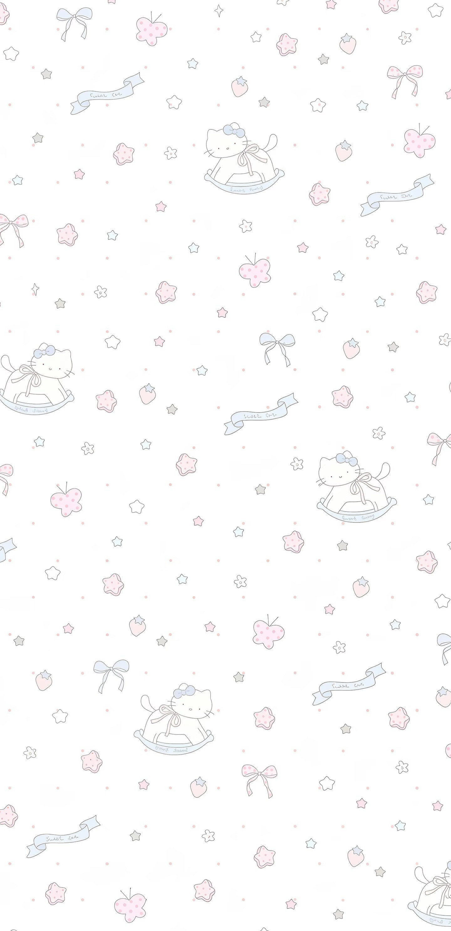 HelloKitty壁纸分享三丽鸥｜粉色壁纸｜少女心壁纸｜甜美壁纸｜卡通壁纸｜