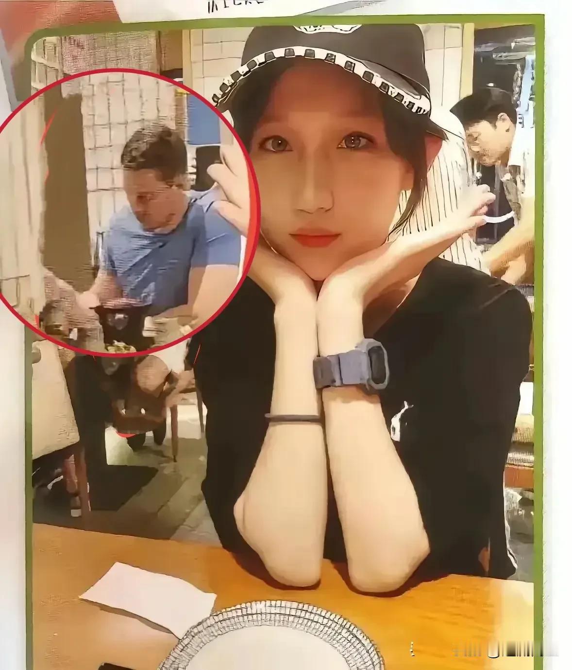 李欣莳不以为耻，反以为荣！李欣莳出轨前就在餐厅蹭老外拍照，原来还有这操作，偷拍