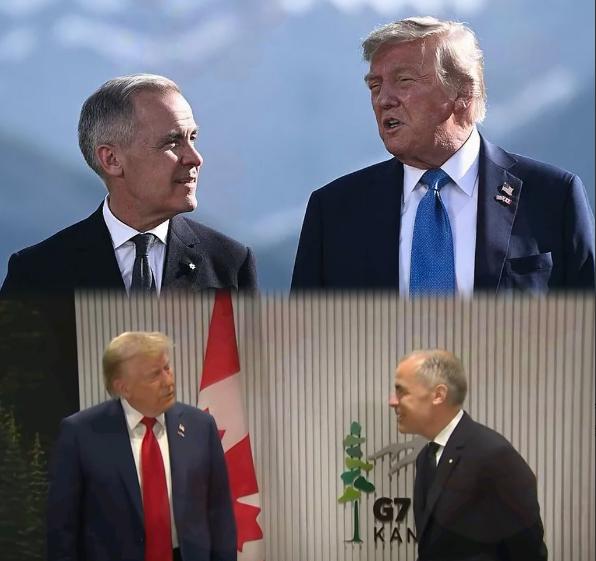 又出大丑了！G7峰会现场麦克风忘关，加拿大总理卡尼对着美国总统特朗普点头哈腰汇