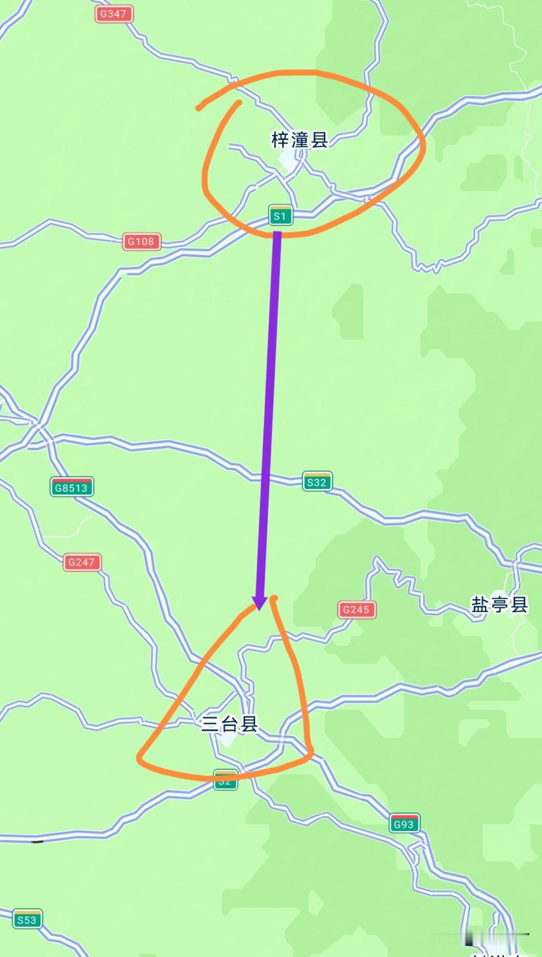 按理说，位于绵阳南边的三台这个县的名称叫梓潼才对，因为它古时候即叫梓州，也叫潼川