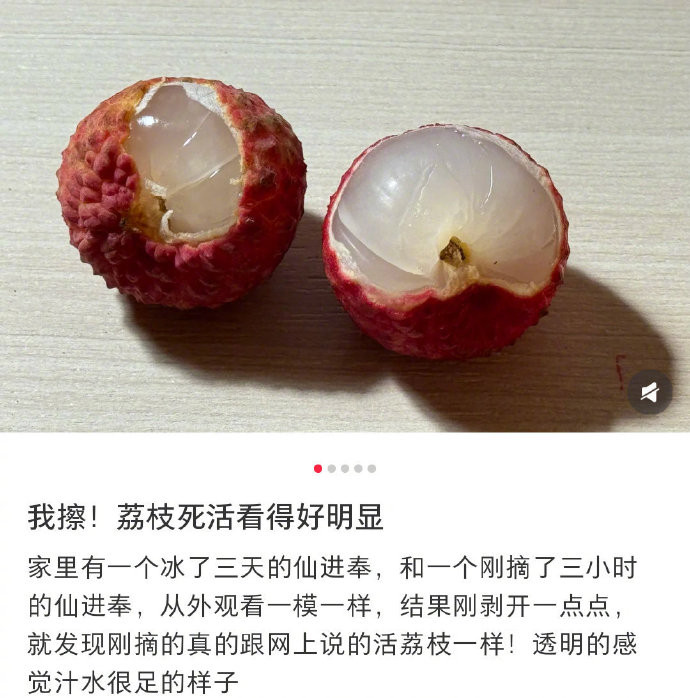 荔枝的死活原来这么明显！！​​​