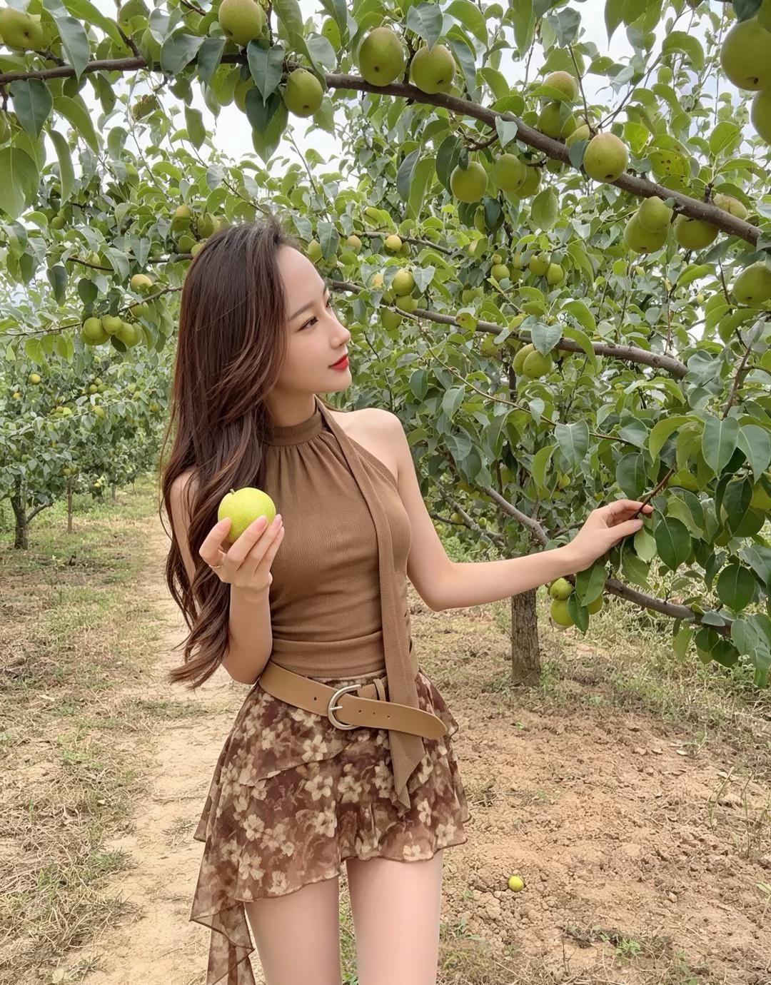 请大家摘🍐气质穿搭怎么穿才恰到好处?分享甜美小姐姐随手拍