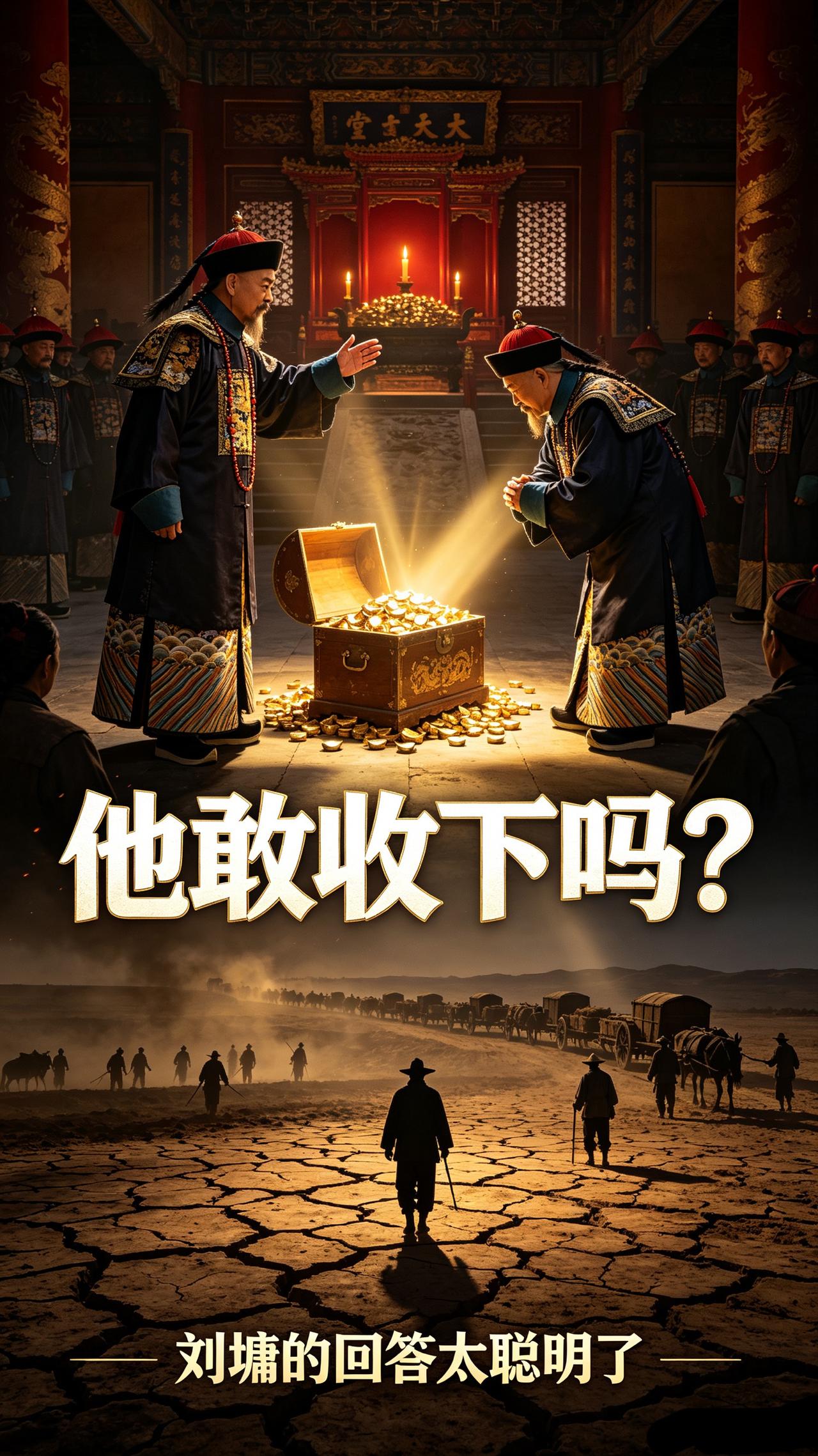 乾隆当众故意刁难刘墉：朕赏你十五万两白银，你可敢收下？乾隆四十六年，霜降已过