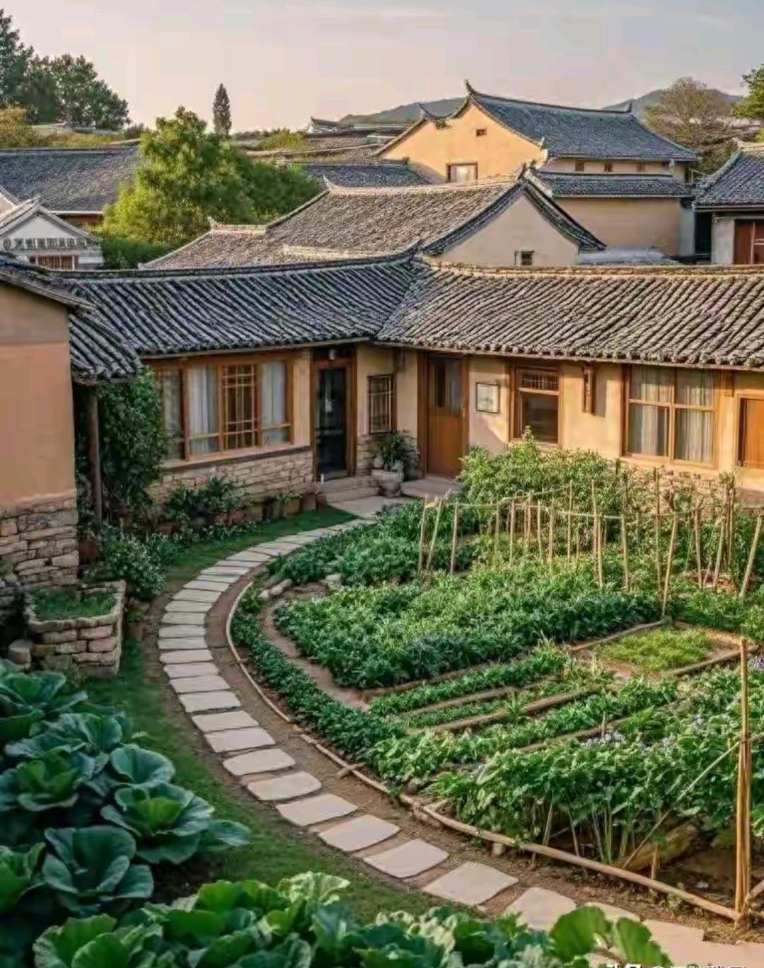 有个院子，有菜，有鸡有鸭，你喜欢吗