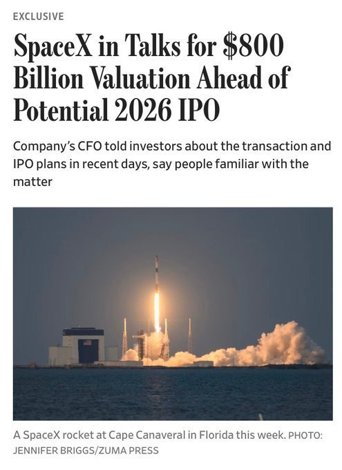 据多家媒体报导，马斯克旗下的SpaceX计划在2026年下半年进行首次IPO，该