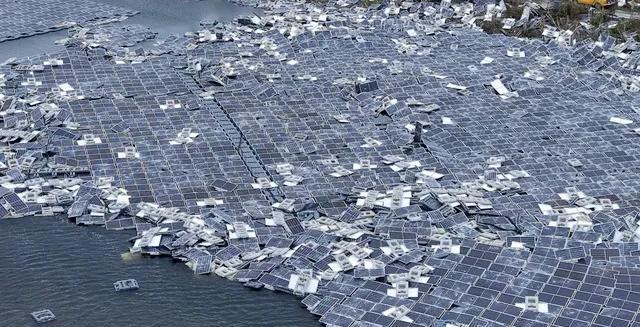 针对台湾地区环境部门负责人彭启明表示太阳光电短期泡水不会造成污染，有环团提出质疑