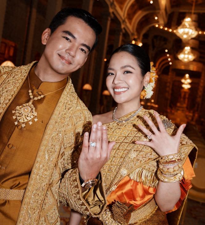 柬埔寨公主嫁豪门，国王亲自主持婚礼！彭淑丽雅公主是西哈努克国父第四子，扎克蓬