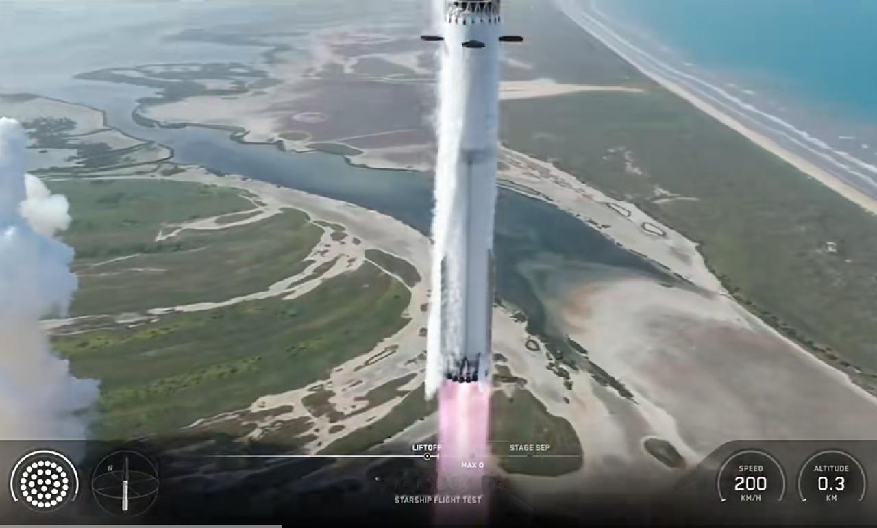 SpaceX星舰完成第13次试飞，这次任务中星舰上面级成功释放20颗星链V3卫星