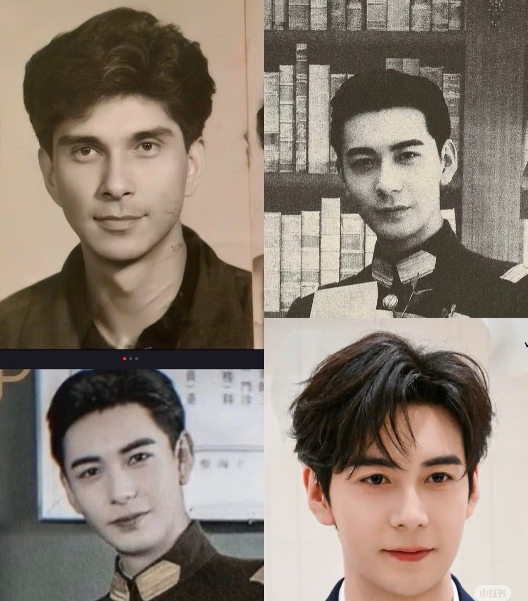 我去。。陈星旭长的像angelababy的爸爸。。