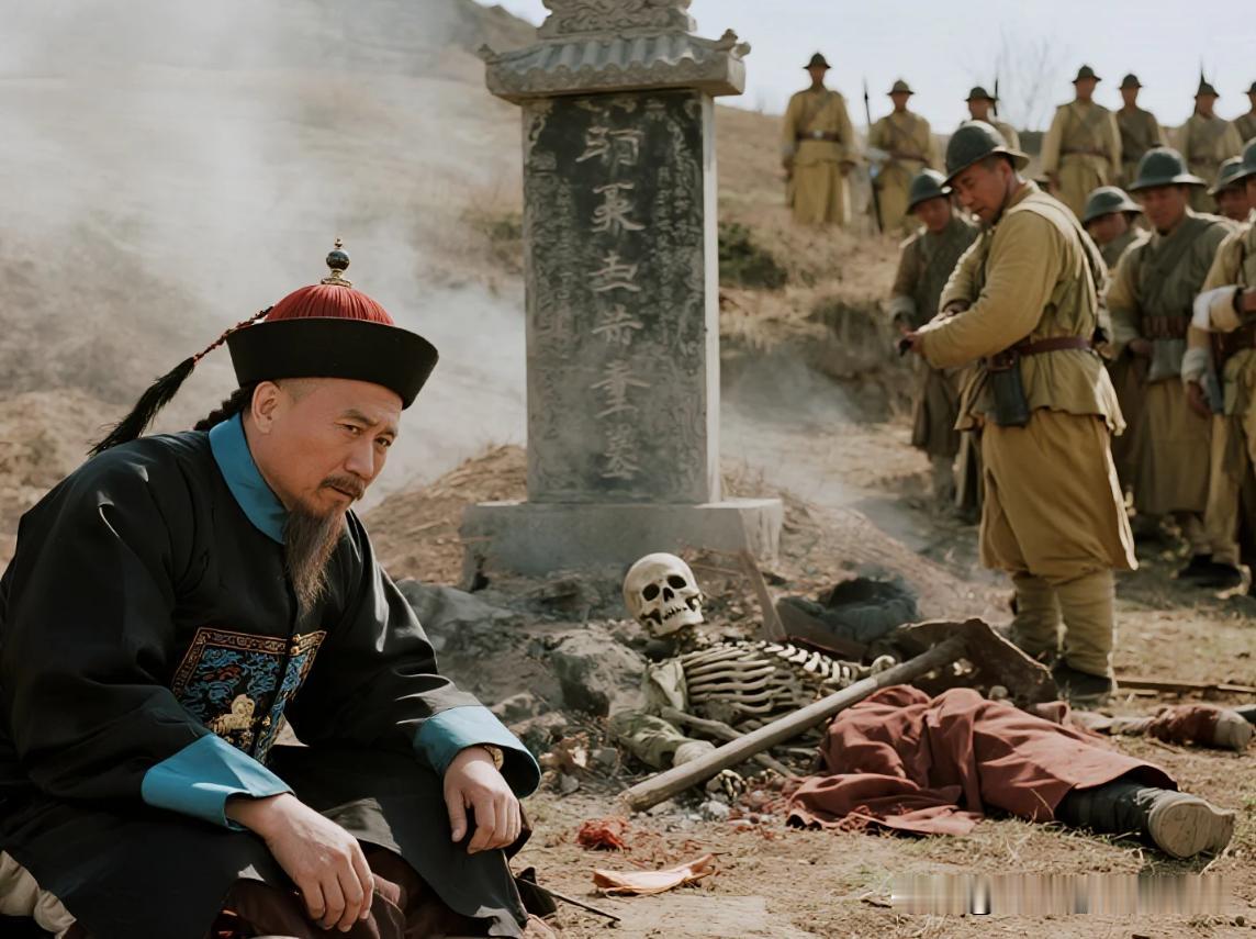 1977年，左宗棠陵墓被炸开，遗骨散落满地，远在新疆的王震听说之后大怒，立即联系