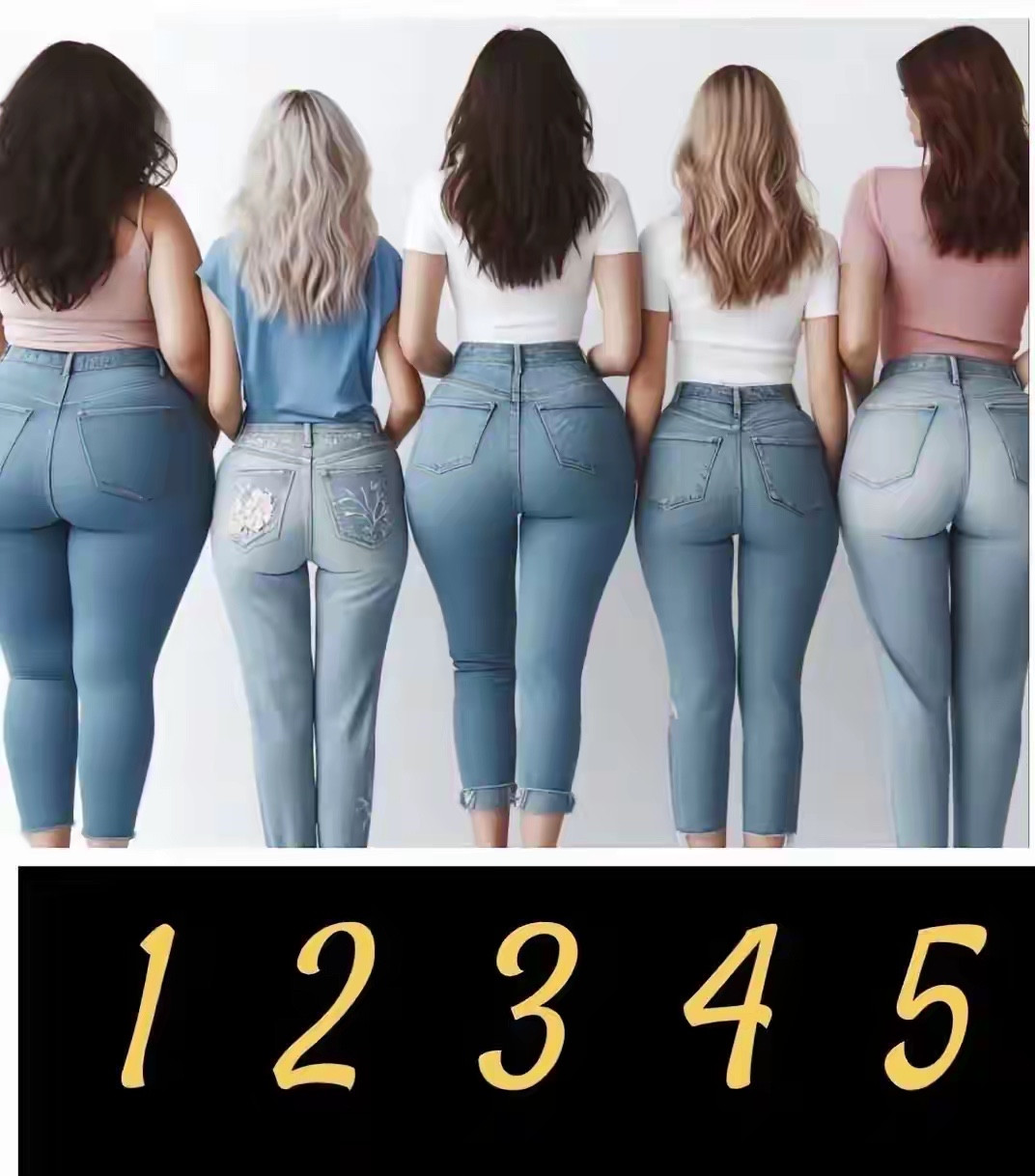 只看背影，选一个当女朋友，你会怎么选？