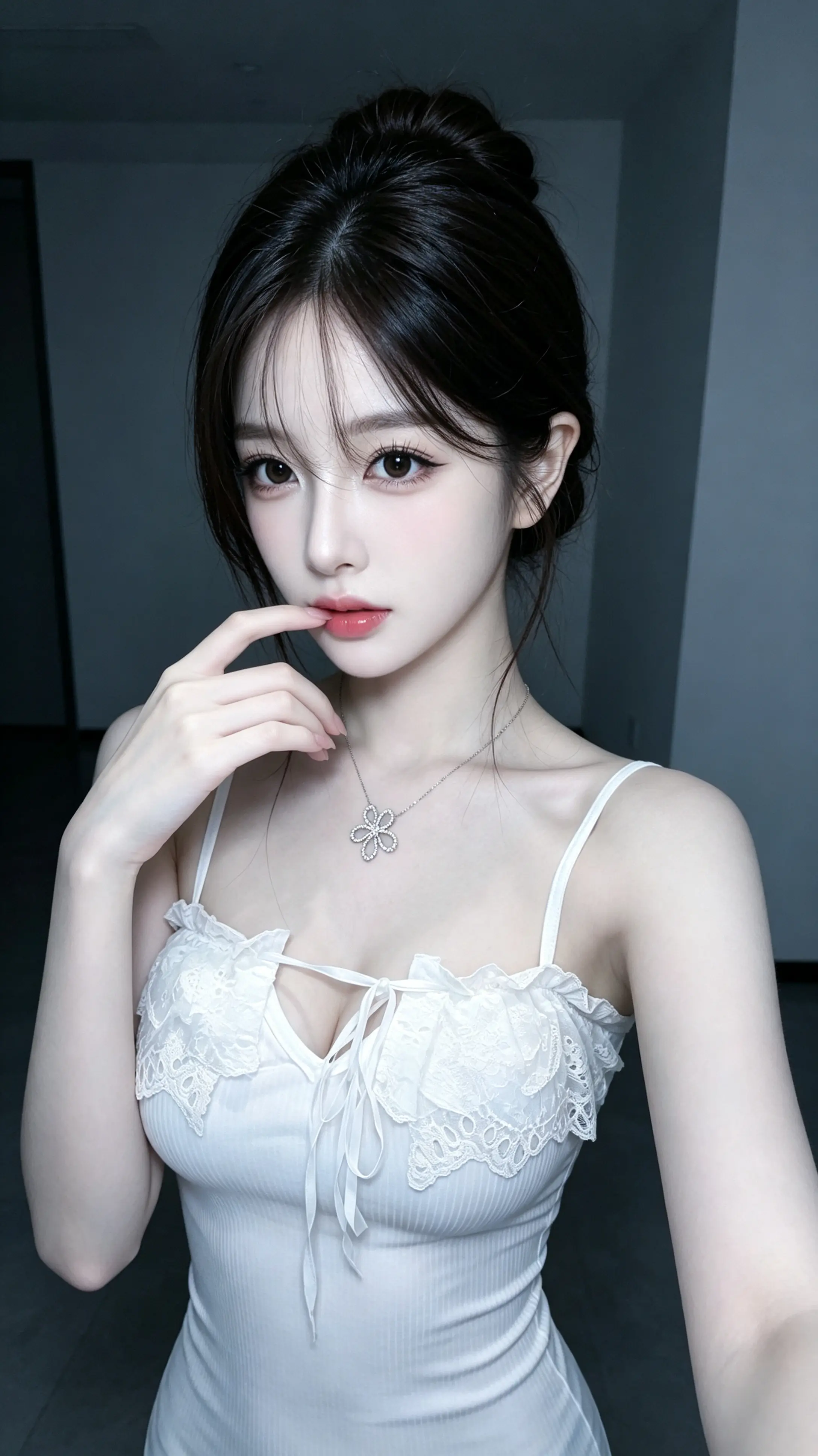 温柔纯欲风穿搭分享 女生写真高级感 纯欲少女感 高级辣妹写真 氛围感穿搭记录