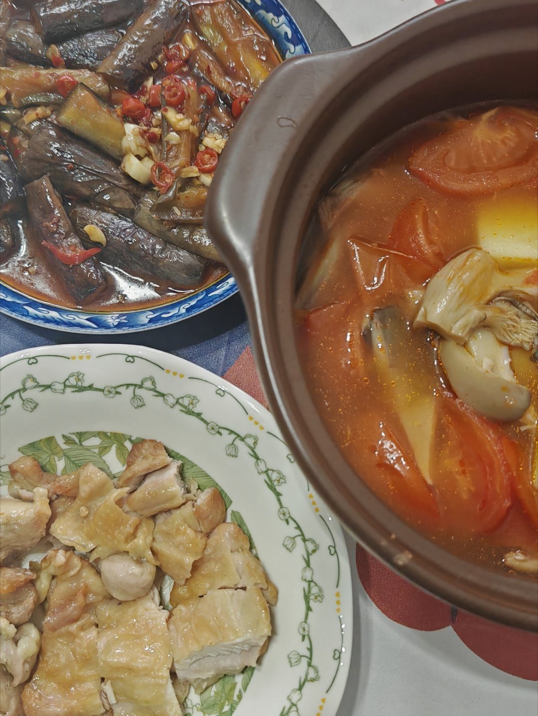 午餐是不是以为我今天又要炖豆腐，no，没炖你们吃啥