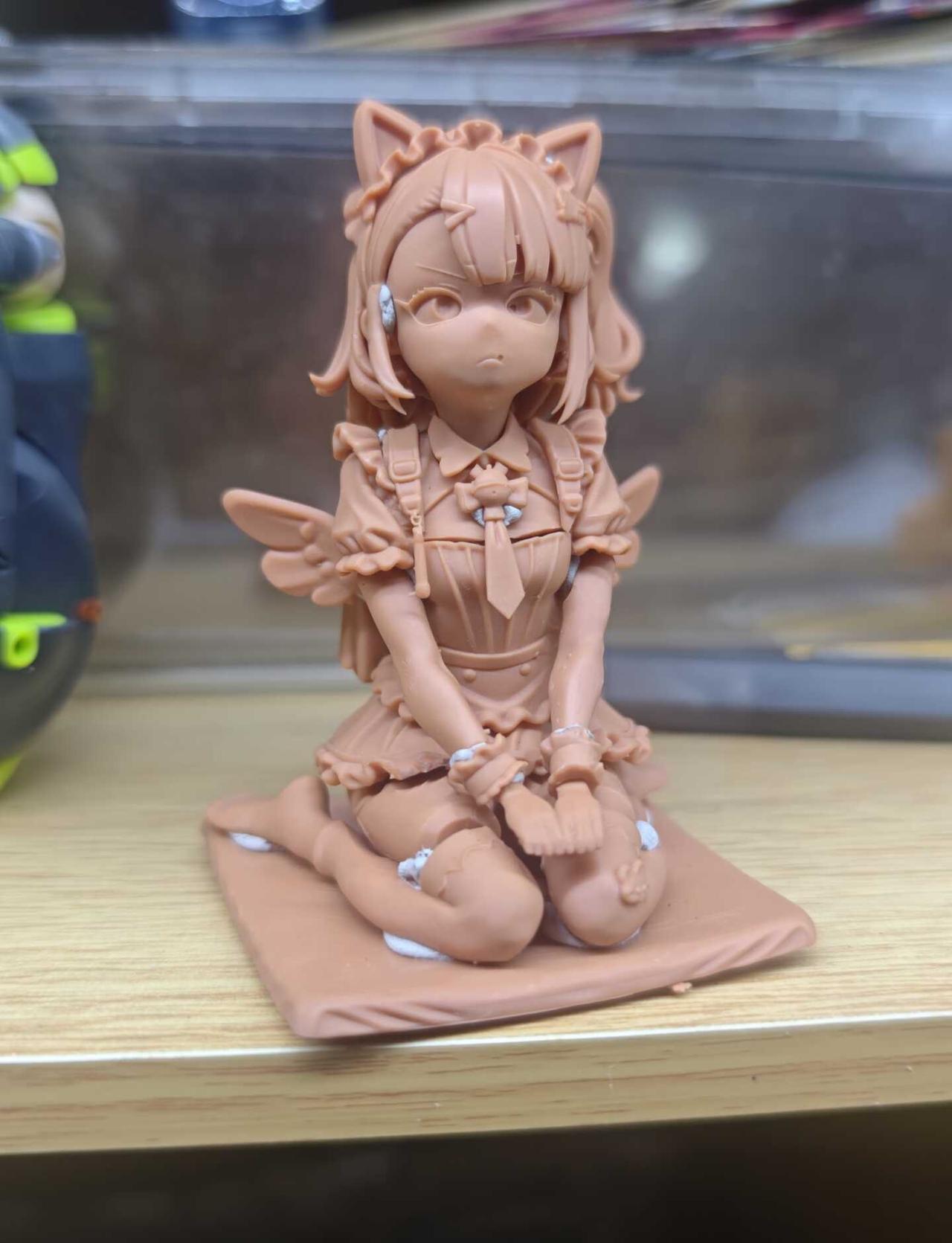 红蜡熟女红蜡系几好既，五洗点打磨就呢个精度了，但系3D打印红蜡假组绝区