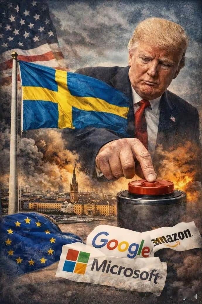 当瑞典《快报》喊出“特朗普可在一小时内关闭瑞典”时，欧洲的数字主权早已是个笑话。