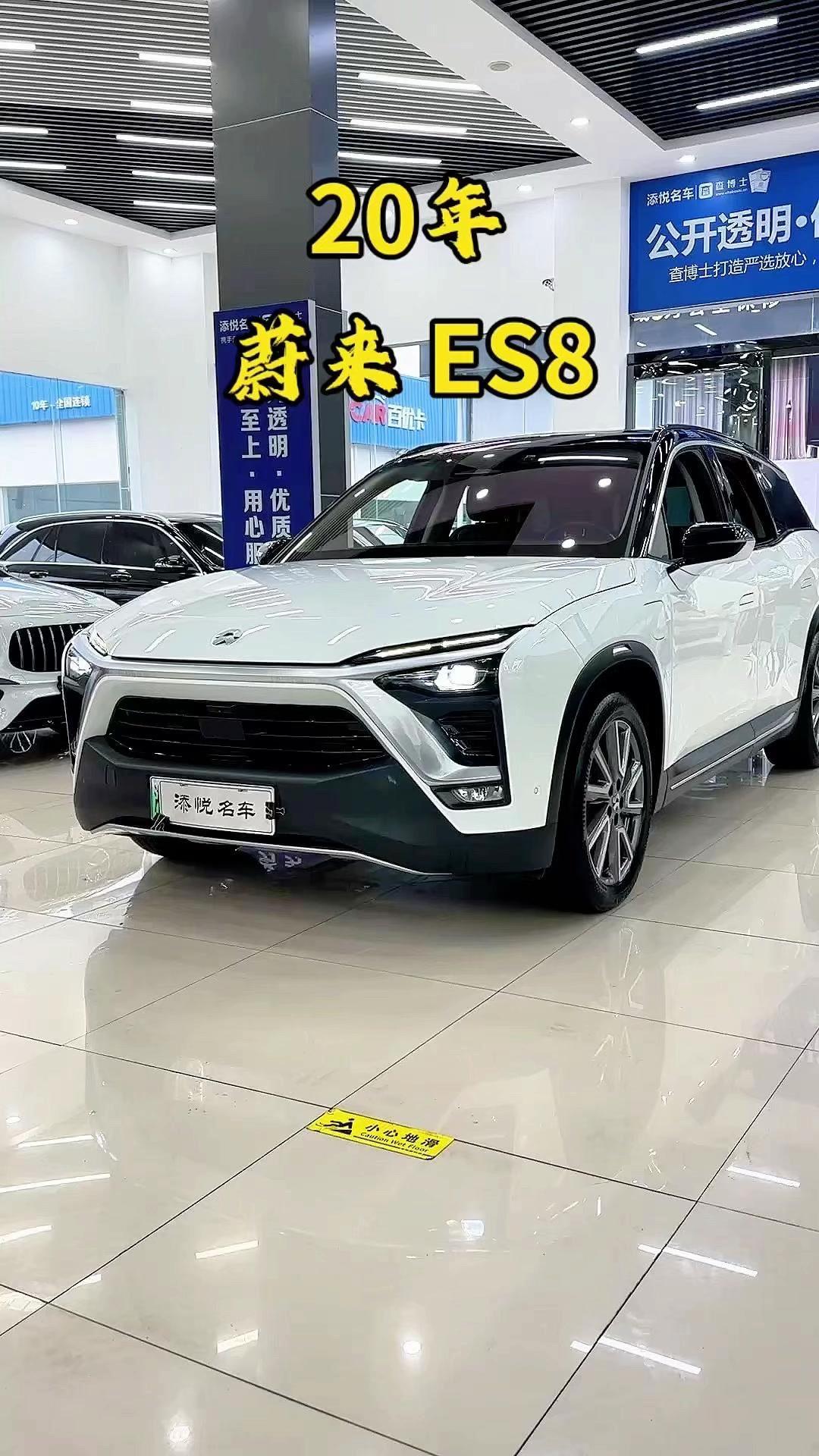 十万预算买7座电车？这台蔚来ES8香哭了！最新到店20年上牌蔚来ES8顶配，整