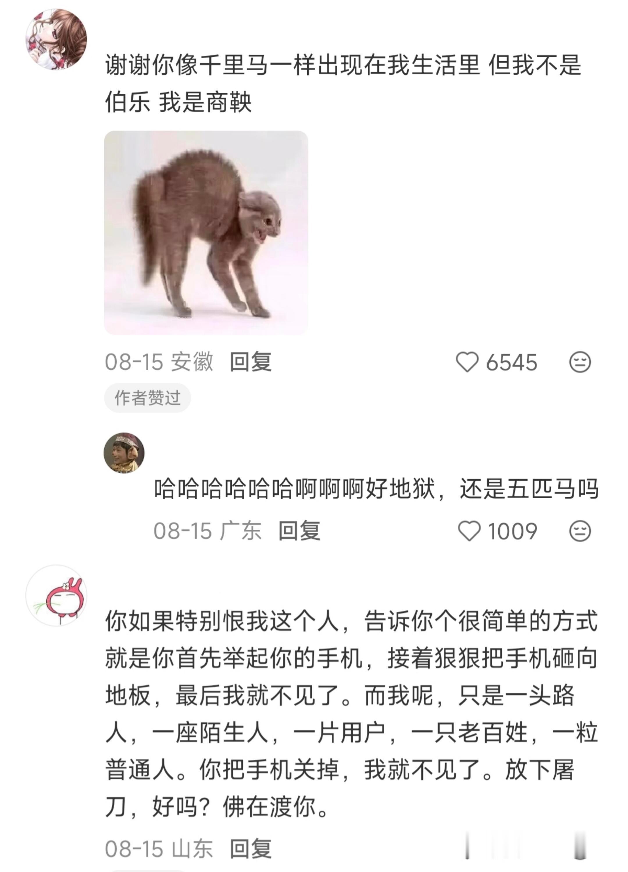 哈哈哈哈哈哈好神经，好好笑[笑着哭]​​​
