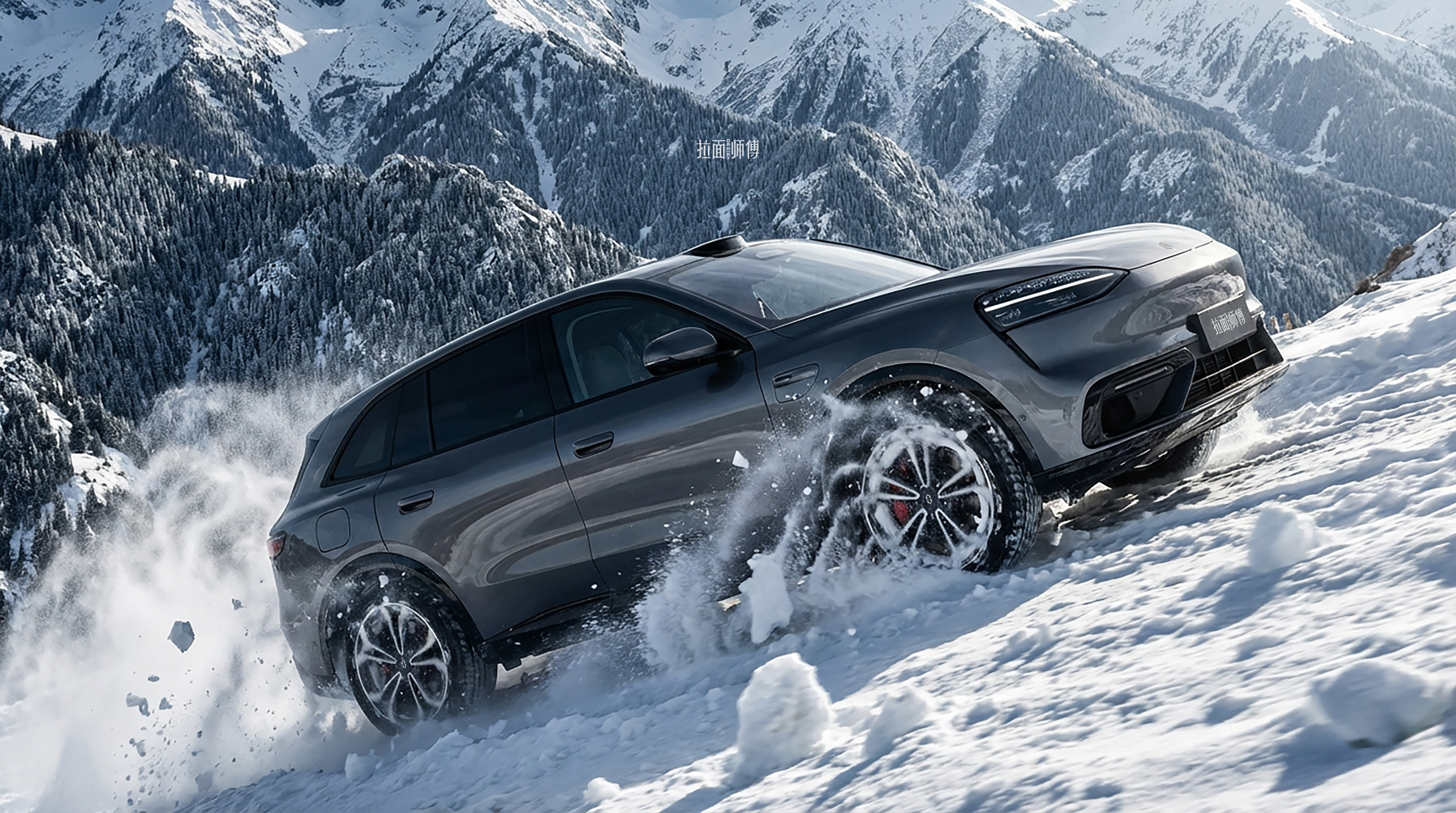 问界M6非官方渲染图来了，随着这几天谍照增多，造型形态已经清晰，M6将会是问界全